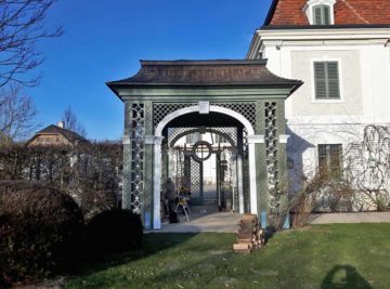 Garten-Pavillon in Eiche massiv